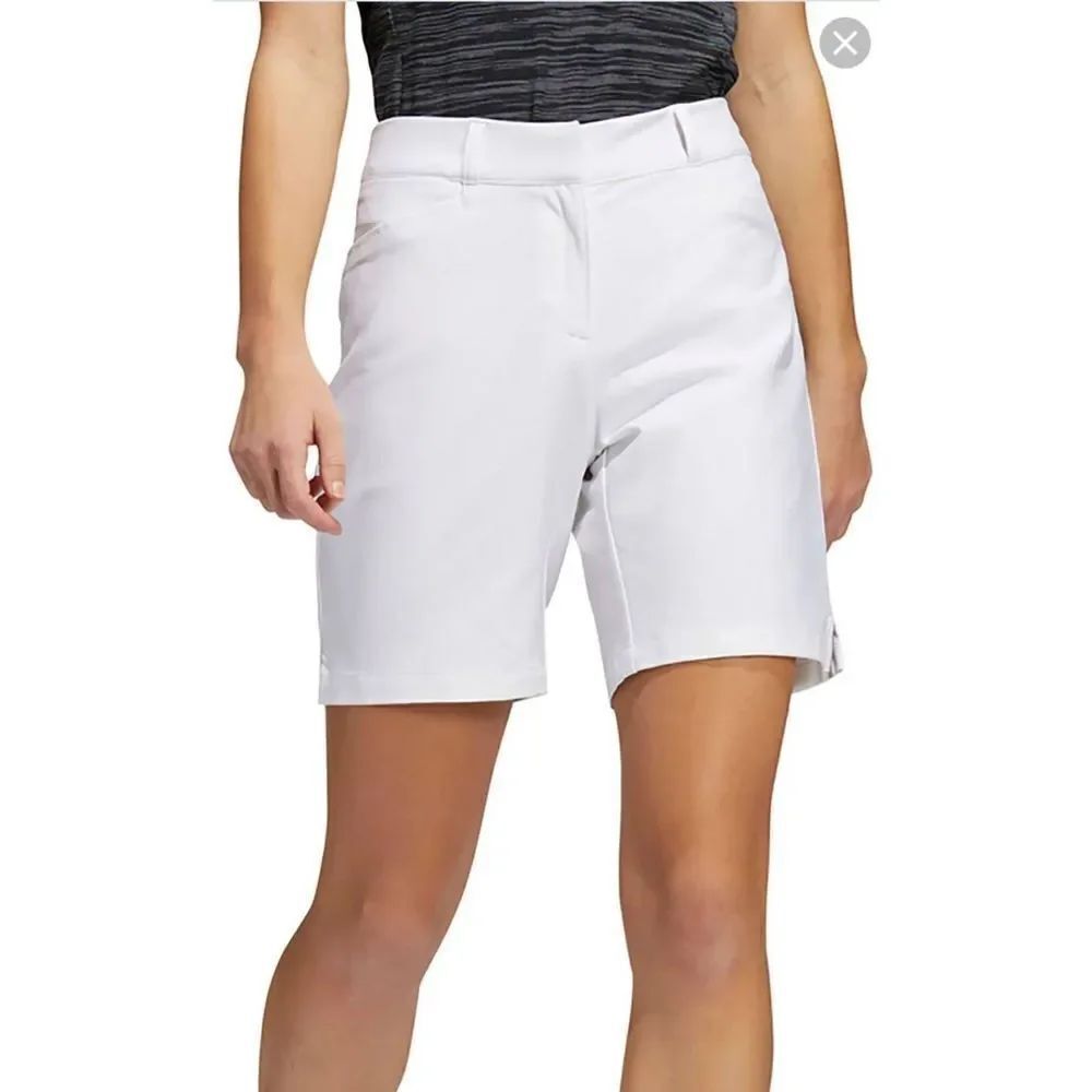 Adidas White Golf / Bermuda Shorts